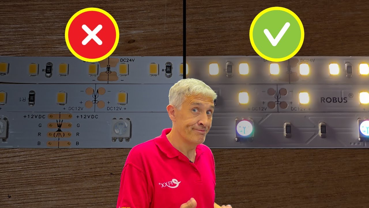 The LED Strip Hack That Solves Volt Drop!