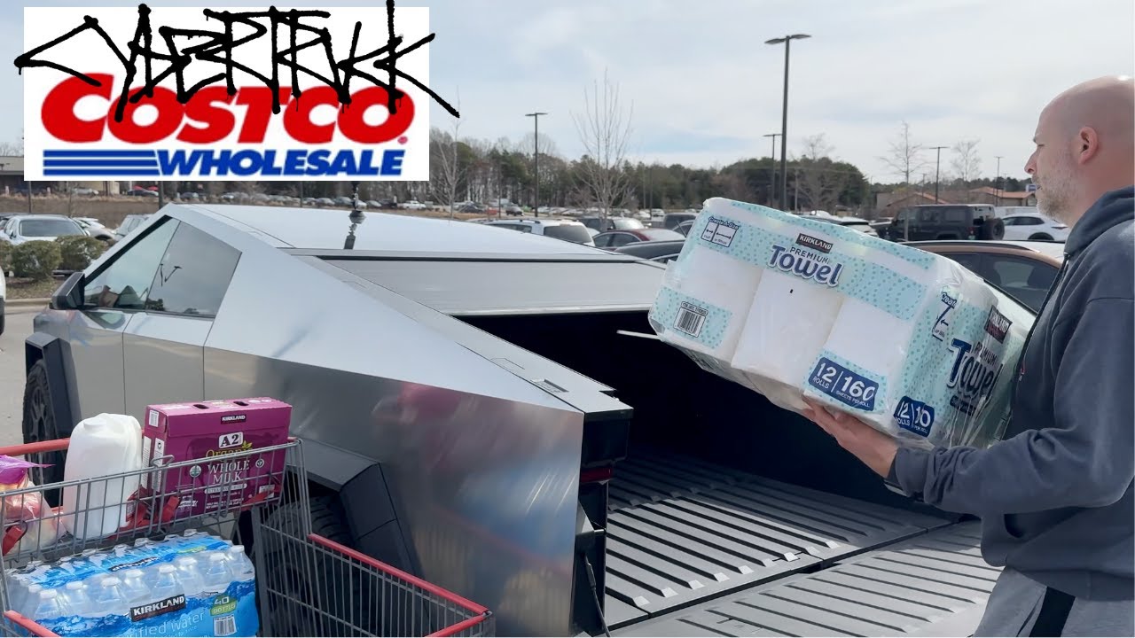 CYBERTRUCK Costco RUN — Огромная кровать и реакции