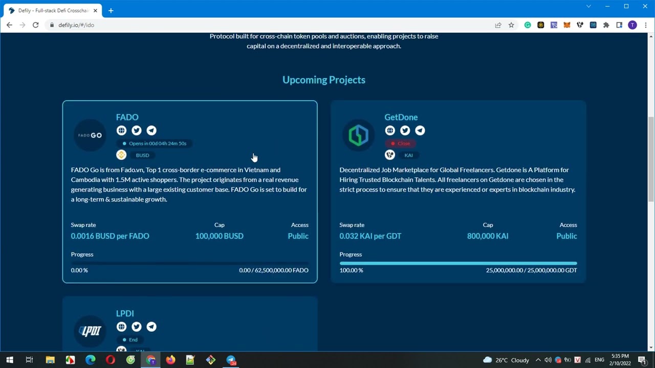 How To Buy IDO on Defily io