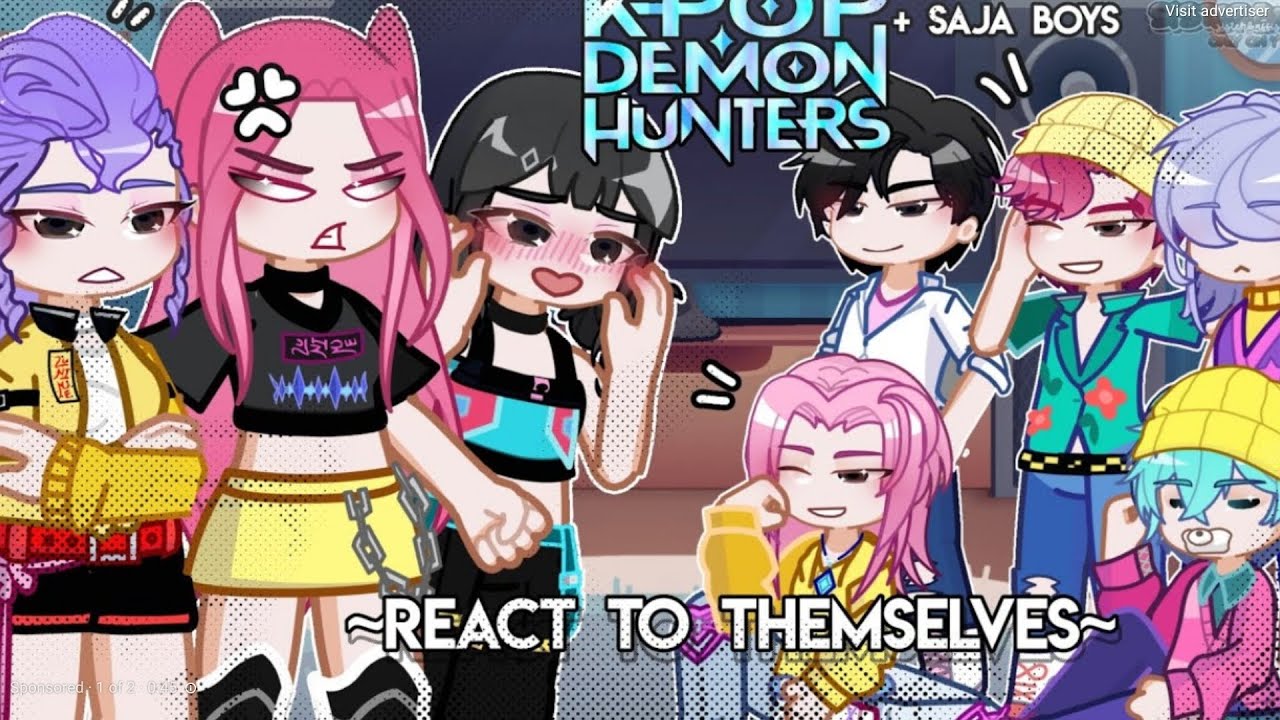 Kpopdemonhunters react to saga boys to themselves 
