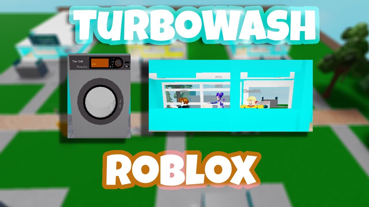 We got customers at my Laundromat! | TurboWash Roblox |