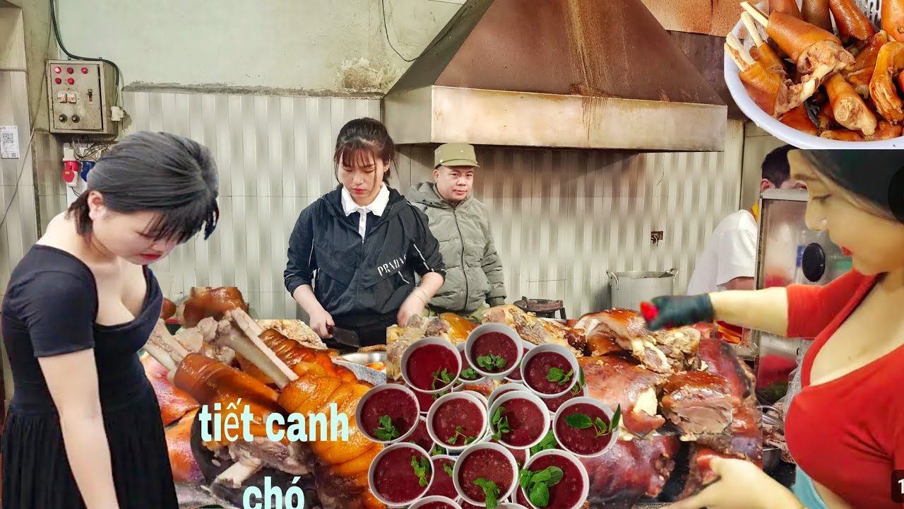 BẤT NGỜ THỊT CHÓ79 CÓ MÓN TIẾT CANH CHÓ ĂN RẤT NGON CÓ RẤT NHIỀU MÓN ĂN NGON THU HÚT RẤT NHIỀU KHÁCH