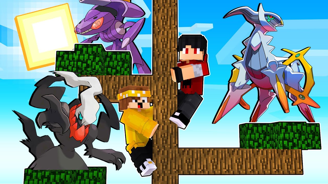 NÃO CAIA DA ÁRVORE DE POKEMONS MÍTICOS NO MINECRAFT! ‹‹ P3DRU ››