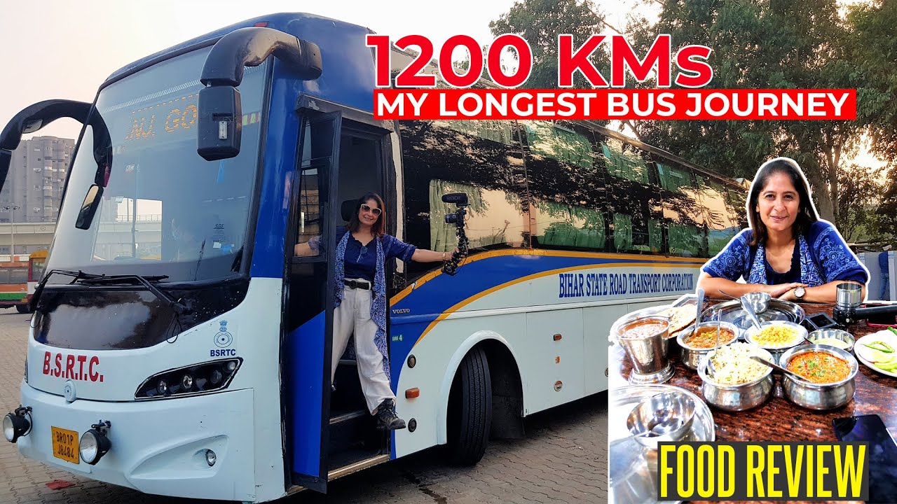 Delhi To Patna in BSRTC's Luxurious Bus | 1.8 करोड़ की B11R AC Sleeper Volvo | 1200KMs In Bus