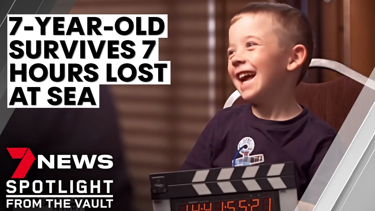 Dad and son survive in shark-infested waters for over six hours | 7NEWS Spotlight