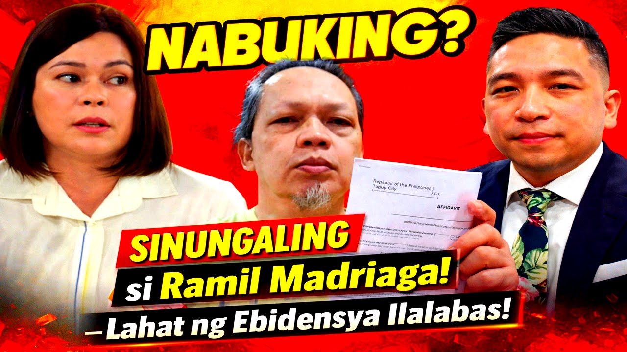 NABUKING? Kampo ni Sara Duterte: ‘SINUNGALING si Ramil Madriaga!’ — Lahat ng Ebidensya Ilalabas!