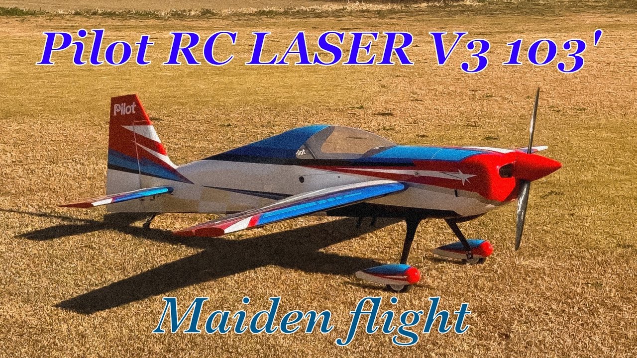 【4K】Pilot RC Laser V3 103'  maiden flight. pilot Namickey. 2023/12/03