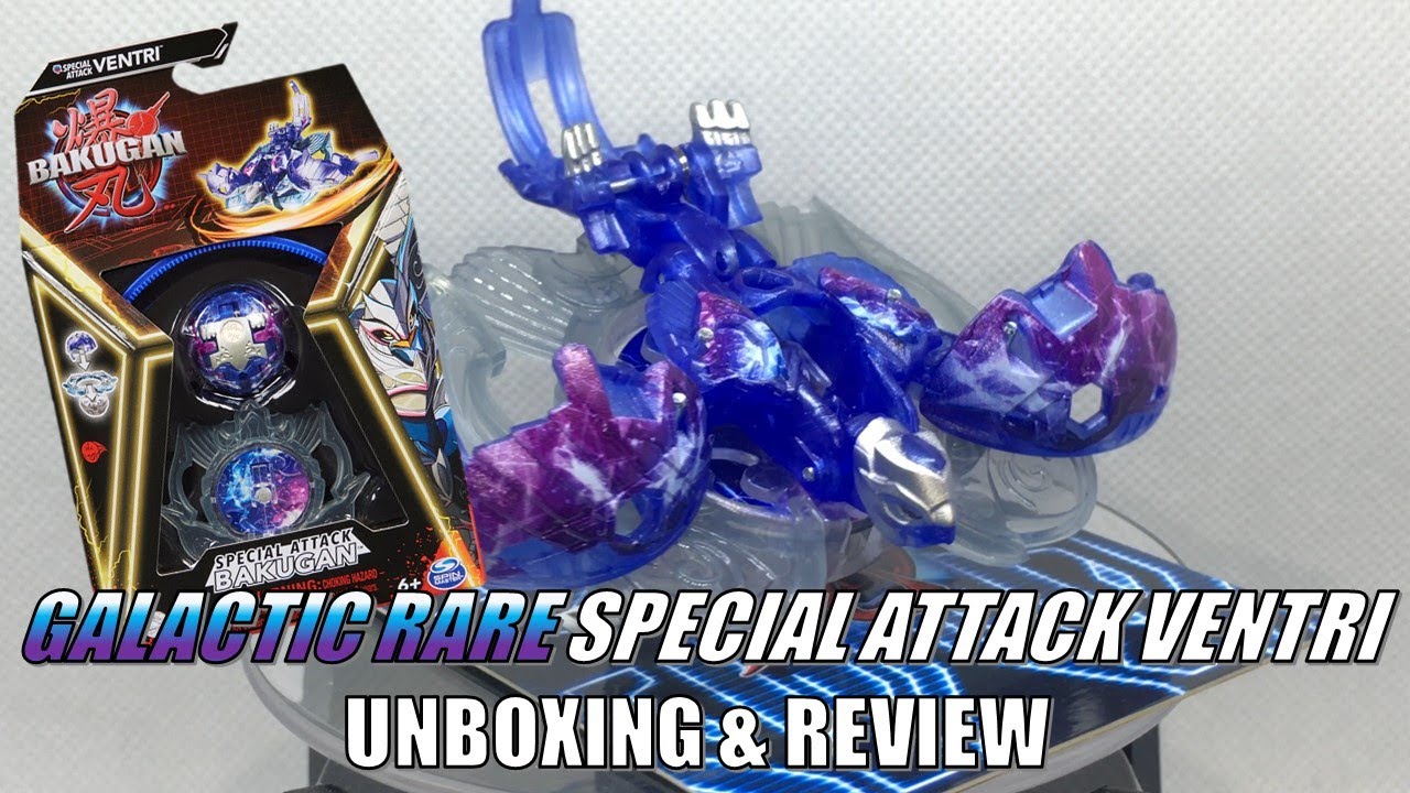 Bakugan Gen 3 Galactic Rare Special Attack Ventri Unboxing & Review | BakuTalk