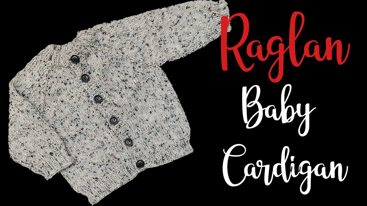Raglan (Top-to-down) Baby 0 To 3 month Cardigan - Knitting Tutorial in Urdu