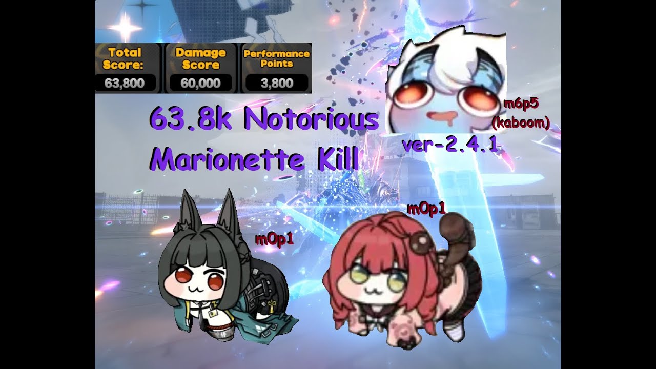 m0p1 Miyabi 63.8k N. Marionette Kill - m0p1 Yuzuha - m6 Soukaku (p5 kaboom)