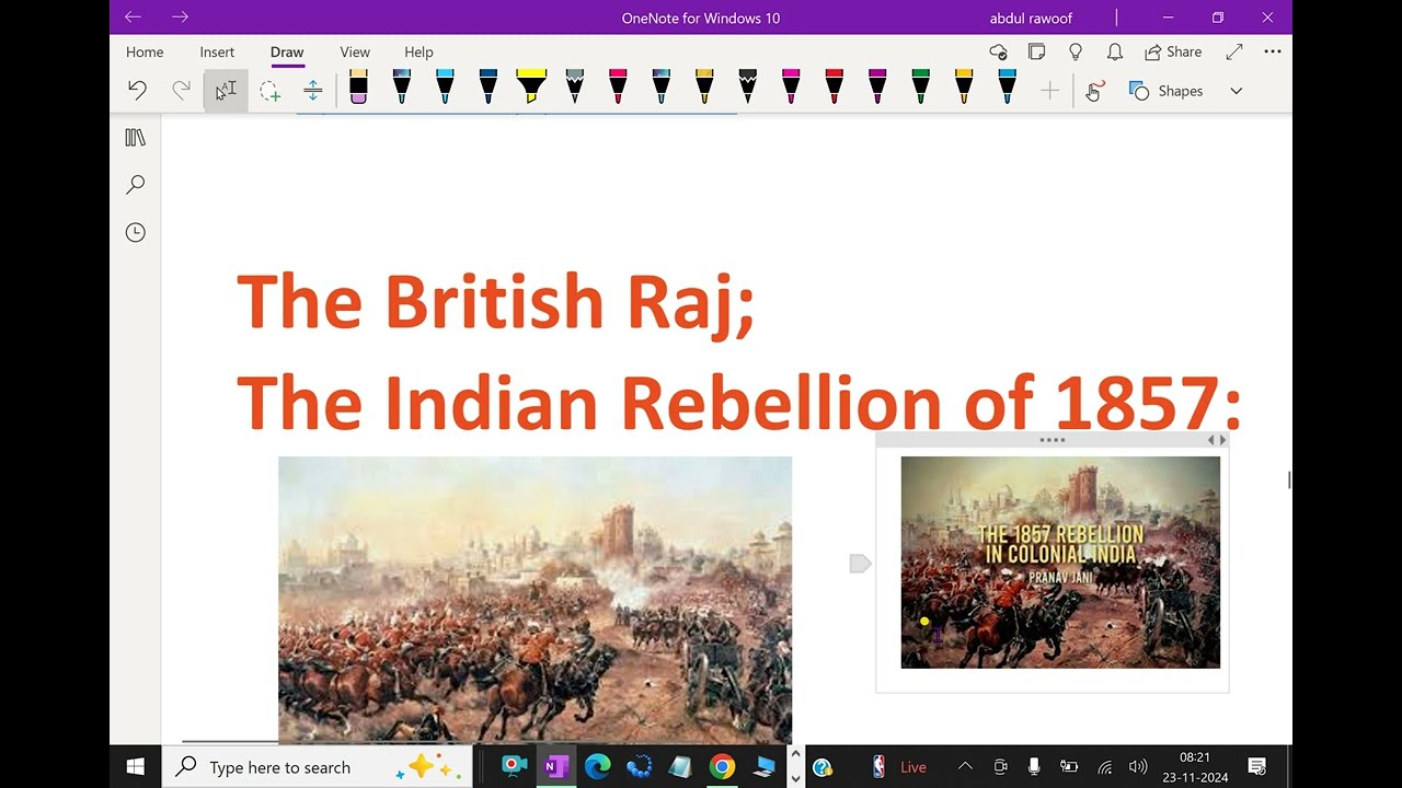 The British Raj : - ( The Indian Rebellion; Sepoy mutiny-1857 ) - 112. #indianrebellion #upsc #ias