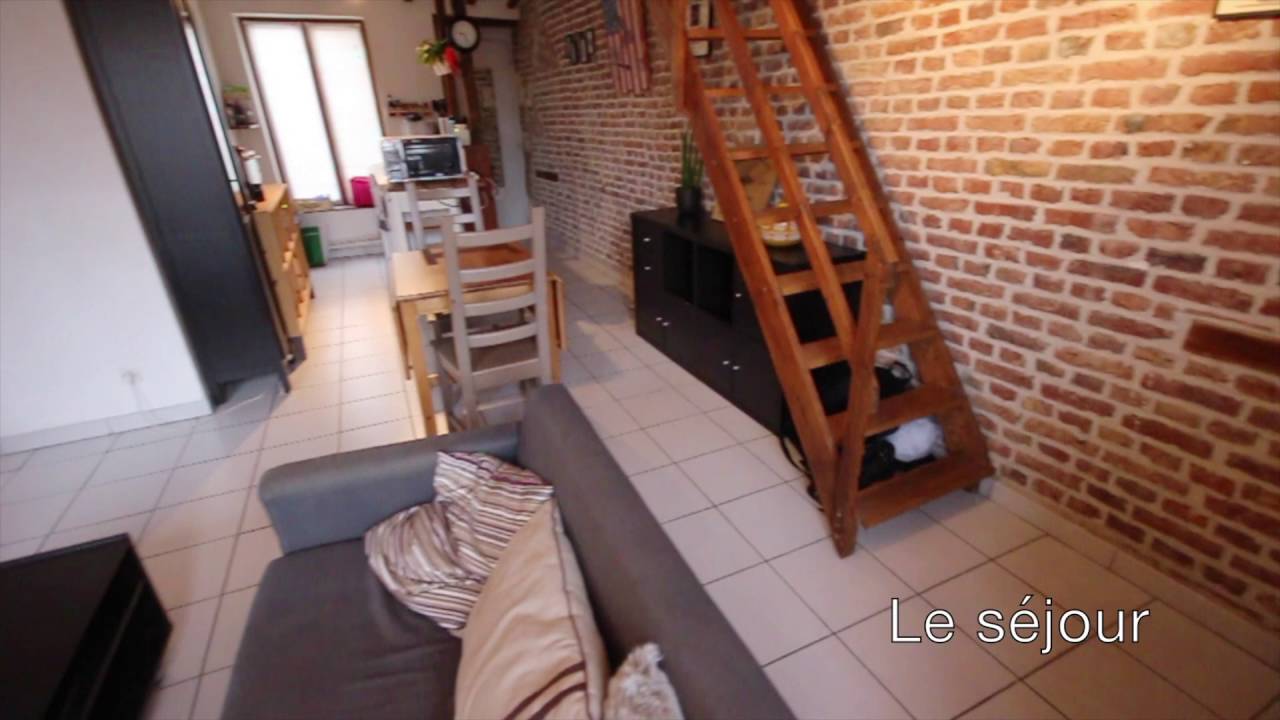 Superbe T2 en duplex - Charme de l'ancien - Vieux Lille - Réf NOZ844
