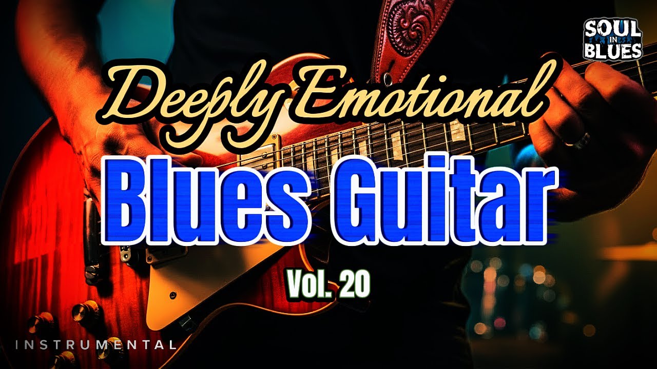 Deeply Emotional Blues Guitar 20 | Moonlight Blues For Lonely Souls