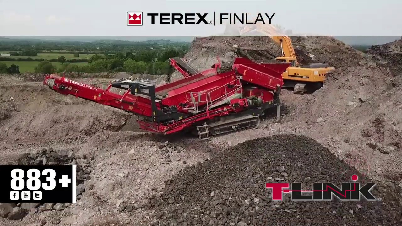Terex Finlay 883+ Triple Shaft - Recycling copper mine