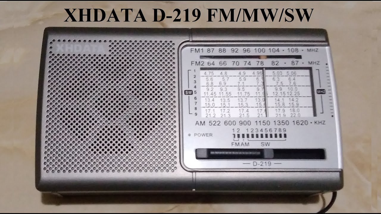 Обзор радиоприемника XHDATA D-219
