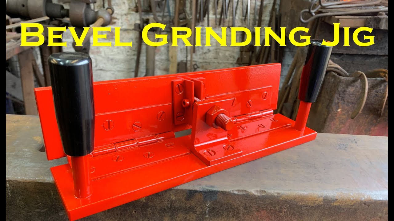 No Weld Knife Making Bevel Grinding Jig