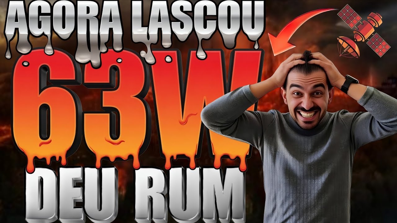 63W SERÁ QUE REALMENTE O QUE ESTÁ ACONTECENDO E O SATÉLITE VEJAM AQUI A VERDADE E TIRE SUAS DÚVIDAS!
