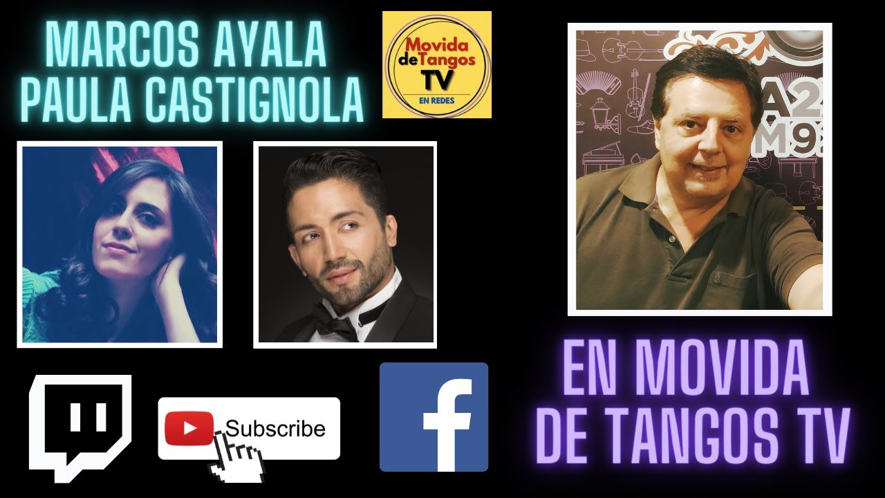 Movida de tangos TV en redes - Paula Castignola y Marcos Ayala