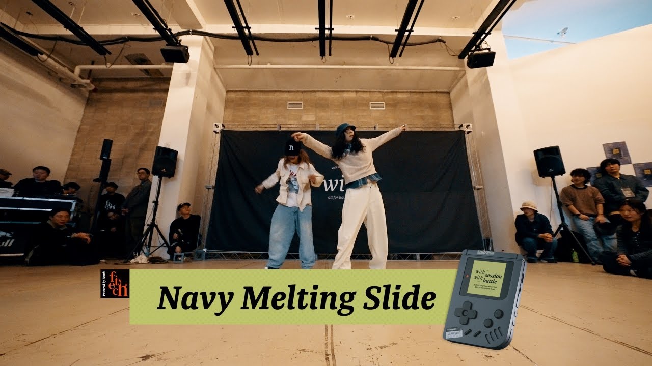 Navy Melting Slide #WITH PARTY FOR HOUSE LOVERS