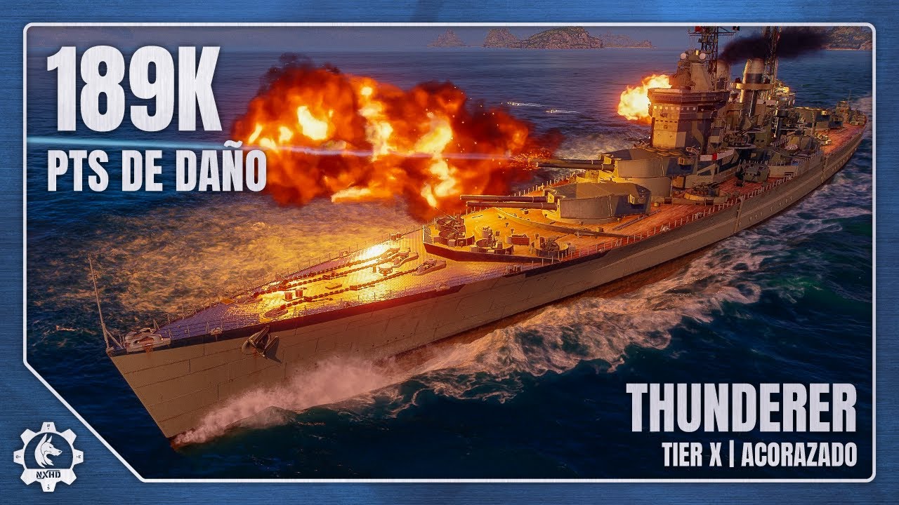World of Warships // Replay del Thunderer en Espa&ntilde;ol: El Slava ingl&eacute;s