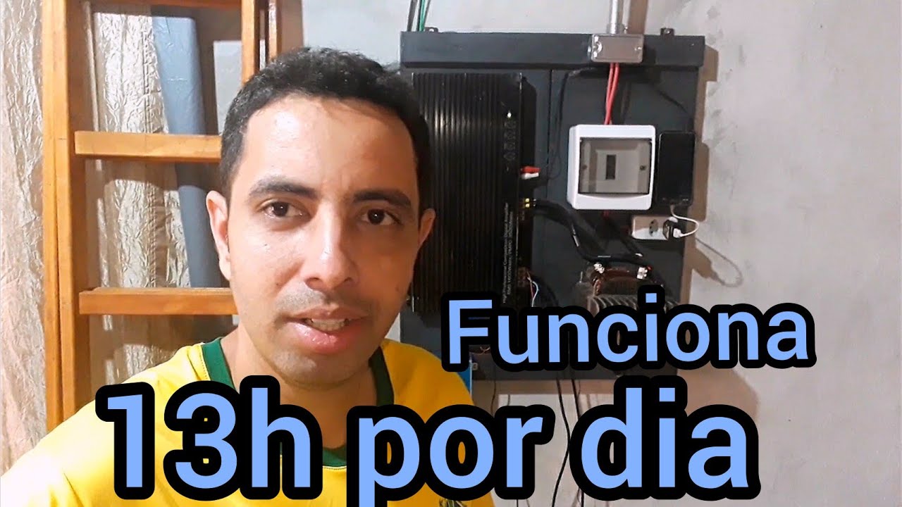 Meu primeiro sistema Solar Off Grid,  com modulo de som 100% autônomo, funciona 13h por dia.