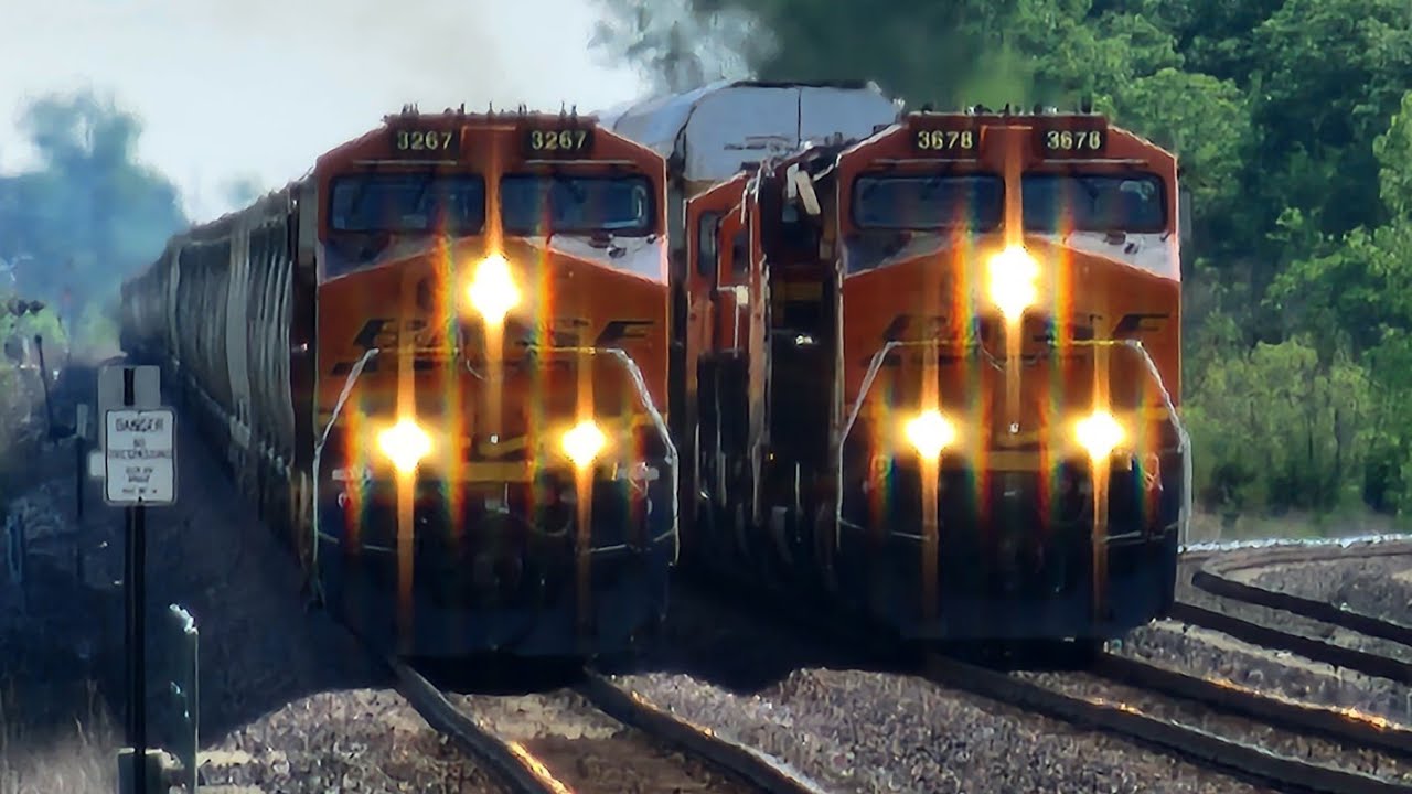 40 & 50+ MPH MADNESS ON THE TRANSCON! Train action with meets, fast Zs, bonnets, NS, SD75 & more