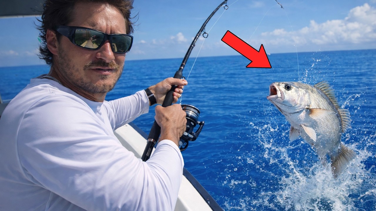 Cheap DEEP DROP REEL CAUGHT THIS!? *Catch & Cook*