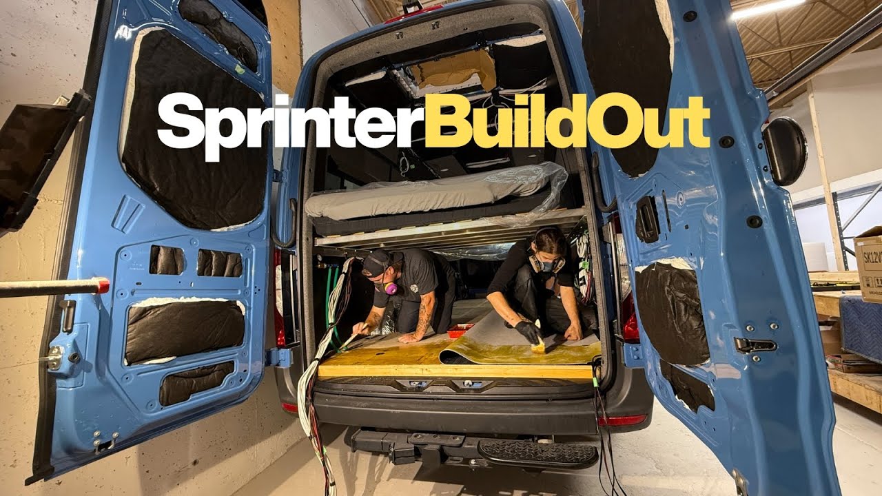 СЕРИЯ SPRINTER BUILD | Напольное покрытие уже готово | VANCITY VANLIFE