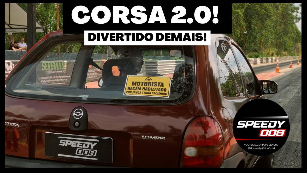 Coloquei o Corsa 2.0 8v SLEEPER na arrancada! ANDOU BEM? Episódio 15!