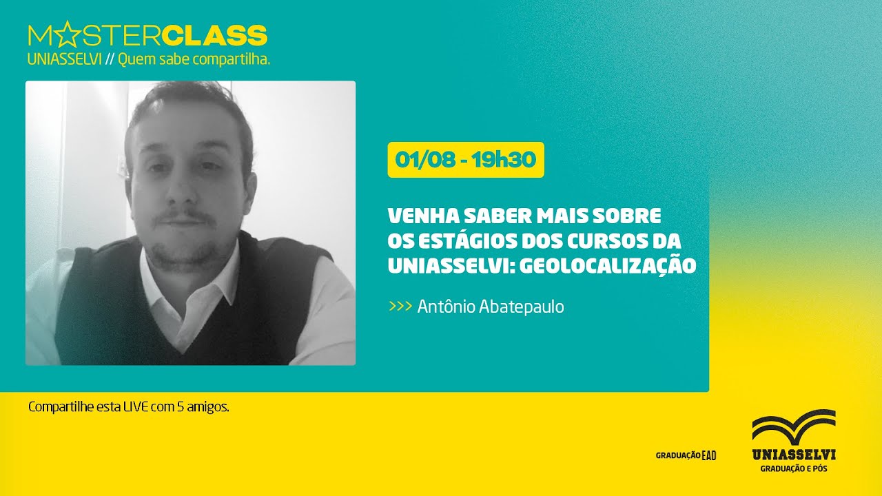 Venha saber mais sobre os estágios dos cursos da UNIASSELVI: Geolocalização.