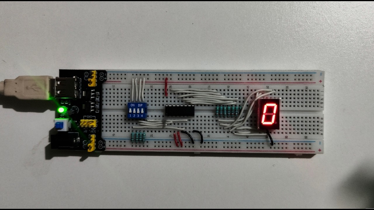 Práctica 1-1 Codificador BCD a 7 segmentos