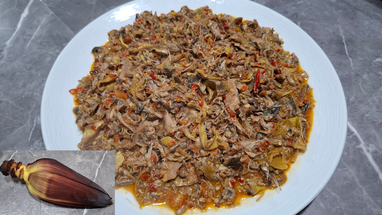 Cara membuat resep TUMIS JANTUNG PISANG YANG ENAK