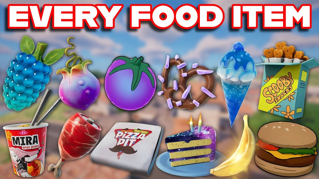 Ranking EVERY FOOD ITEM In FORTNITE HISTORY From WORST To BEST