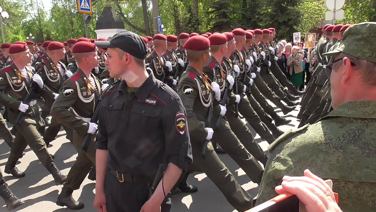 Бойцы дивизии им. ф.э. дзержинского на параде в г. Реутов