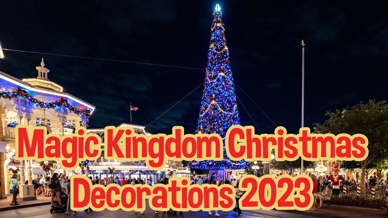 Magic Kingdom Christmas Decorations - 2023