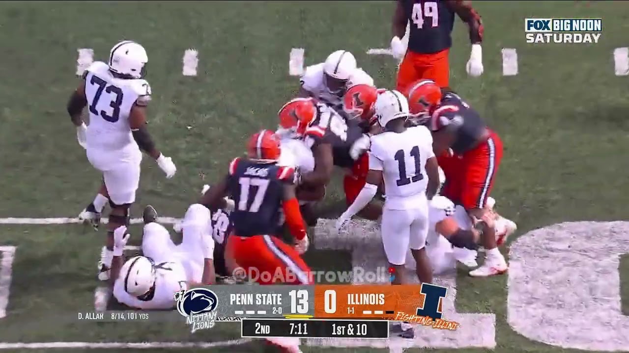 Penn State OL/Offense vs Illinois Defense (2023)
