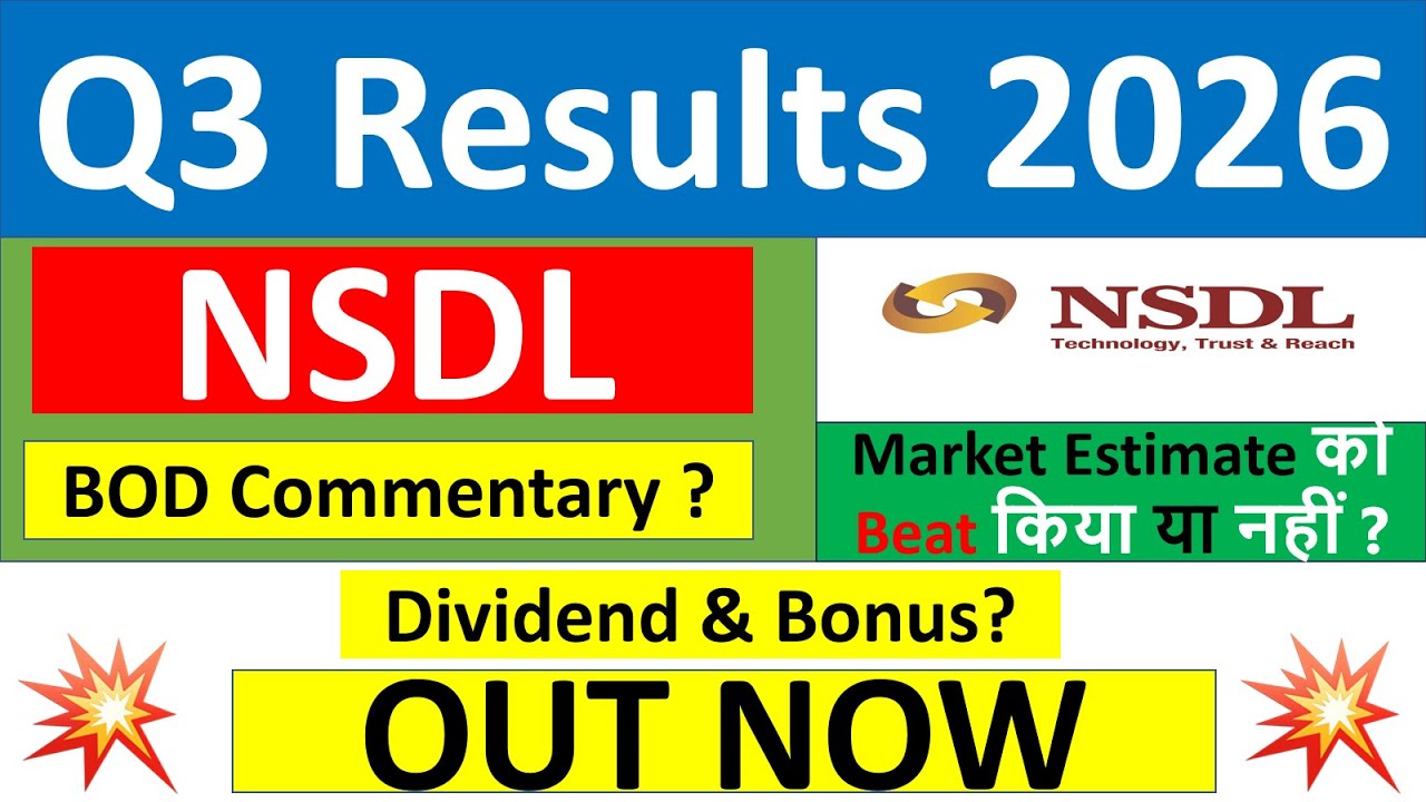 NSDL q3 results 2026 | NSDL results today | NSDL Share News | NSDL Share latest news today