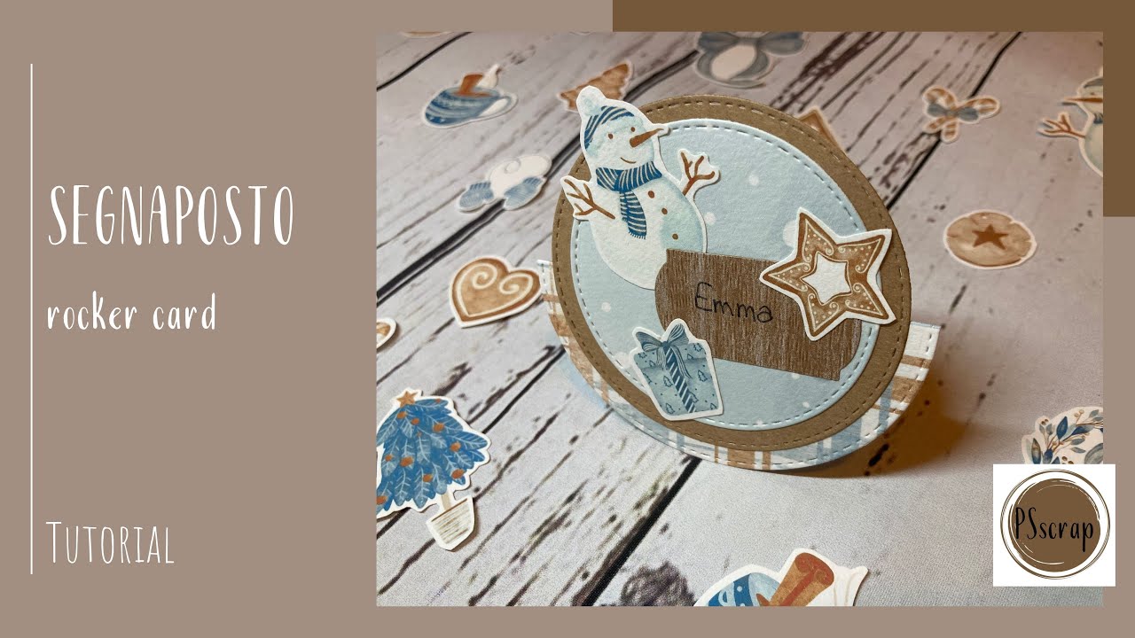 Segnaposto rocker card