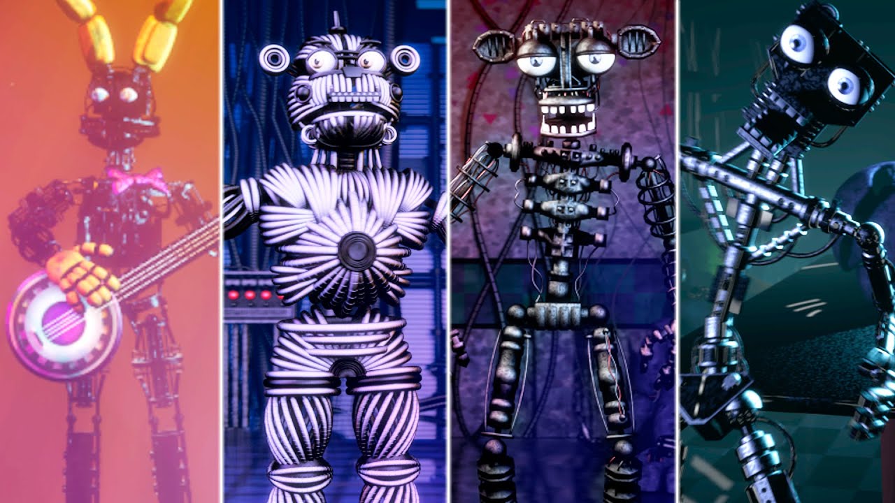 All FNaF Endoskeletons Explanation