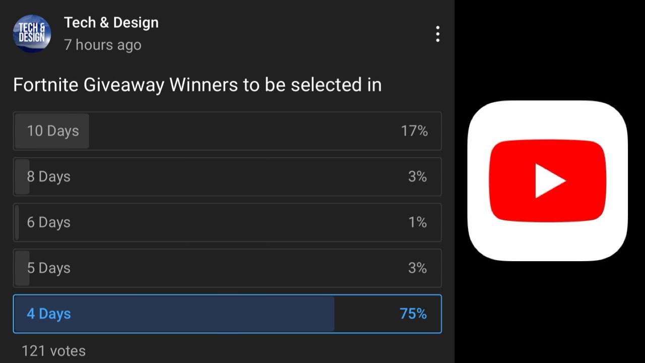 How do you vote on polls on YouTube in 2021
