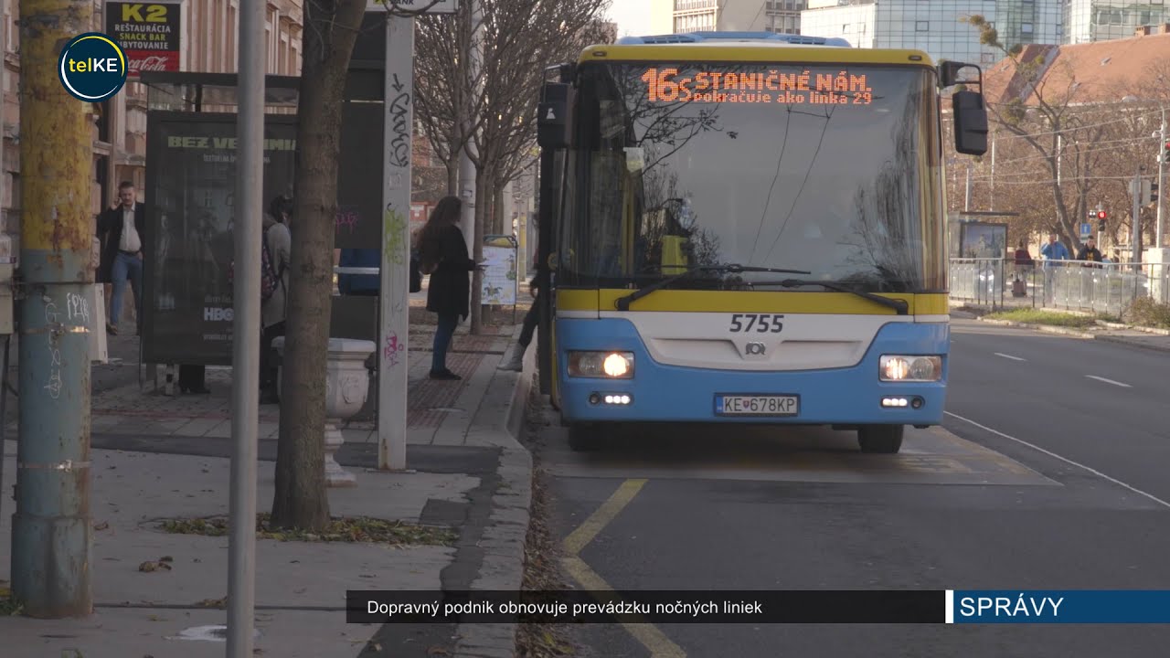 Dopravný podnik obnovuje prevádzku nočných liniek