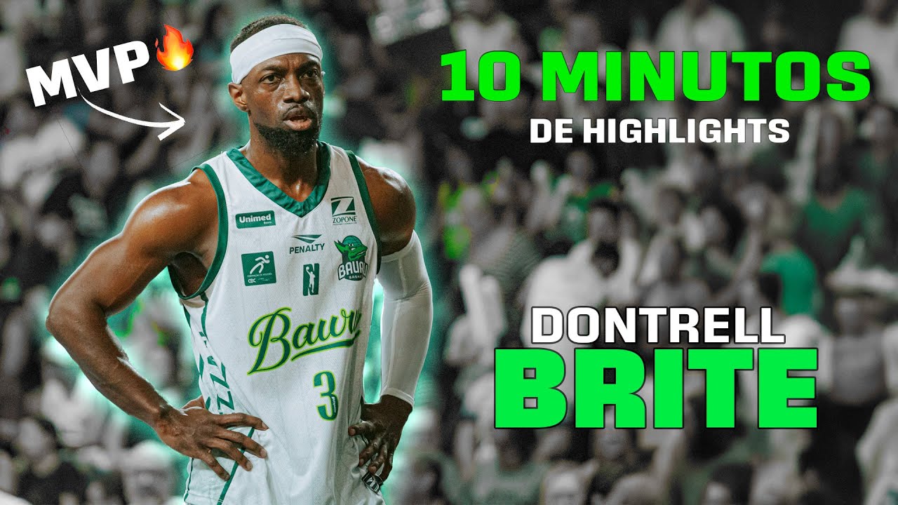Por que Dontrell Brite foi o MVP do NBB? Highlights INSANOS da temporada!