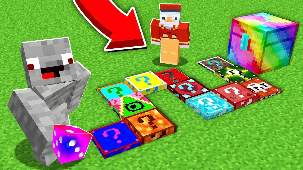 Ich ziehe nur Shade mit dem Würfel Troll🎲 Minecraft LUCKY BLOCK MONOPOLY