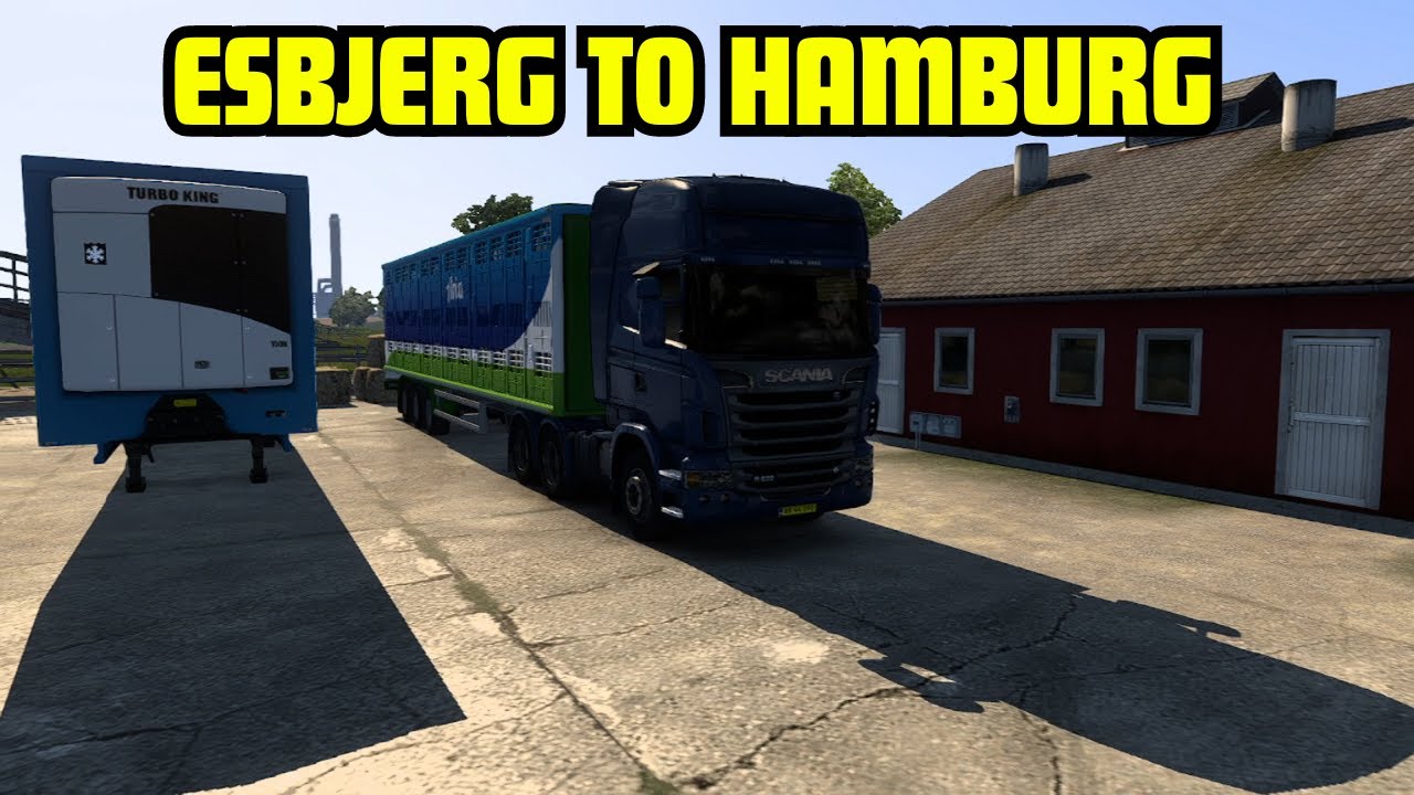 ETS2 Delivery (Esbjerg to Hamburg) | Euro Truck Simulator 2