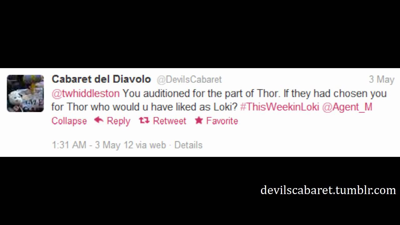 Tom Hiddleston answering a question to the #ThisWeekinLoki interview