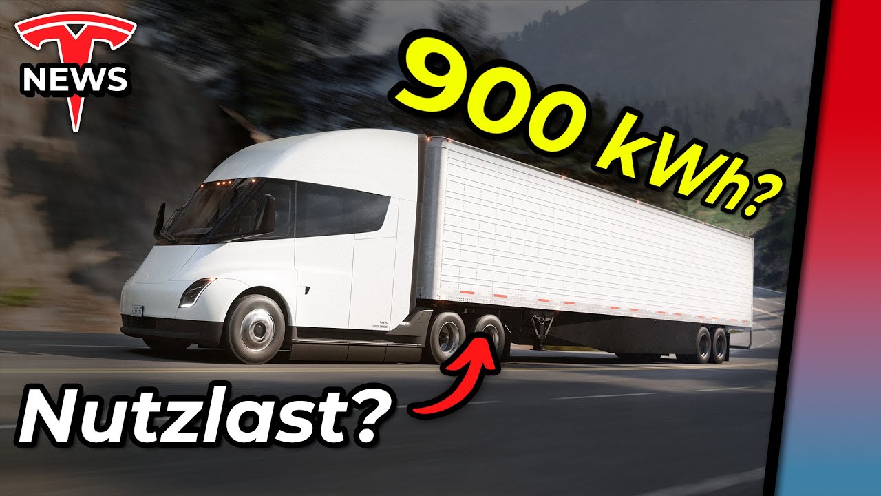 Wie gro&szlig; ist die Nutzlast und das Batterypack des Tesla Semi Truck?