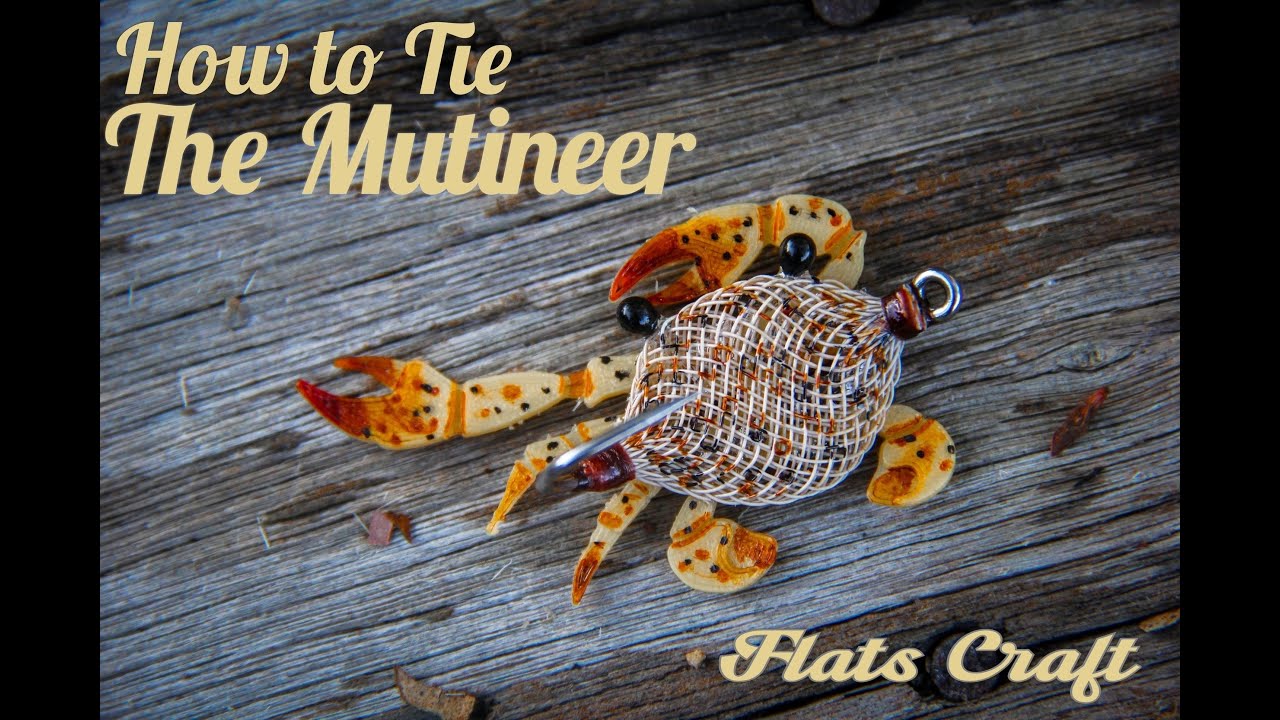 How to tie the Mutineer Crab Fleeing Crab Fly