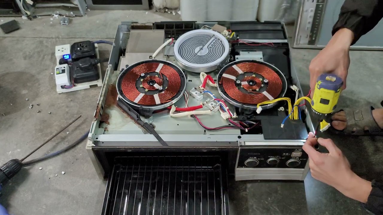 Hướng dẫn sửa lỗi E8 và xem nội thất bên trong bếp từ nội địa Mitsubishi LH 0965185355#beptu #bếp