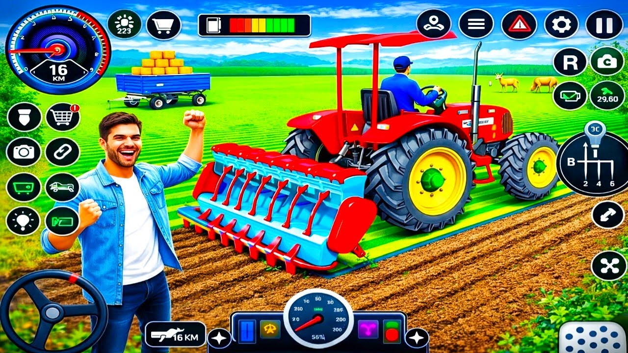 🚜 Fastest Tractor Ever?! Farming Simulator Gameplay 😱
