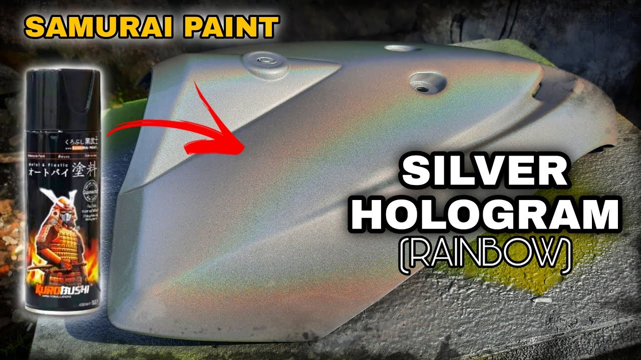 SILVER HOLOGRAM (RAINBOW) SAMURAI PAINT